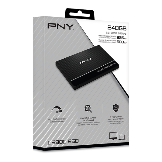 PNY CS900 2.5'' SATA III SSD (240GB)