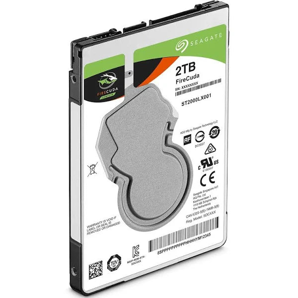 Seagate (ST2000LX001) FireCuda 2TB Solid State Hybrid Drive Performance SSHD - 2.5 inch SATA 6Gb/s Flash Accelerated for Gaming PC Laptop